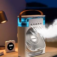Portable Air Conditioners Cooling Fan | USB electric fan with NIGHT LED LIGHT