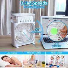 Portable Air Conditioners Cooling Fan | USB electric fan with NIGHT LED LIGHT