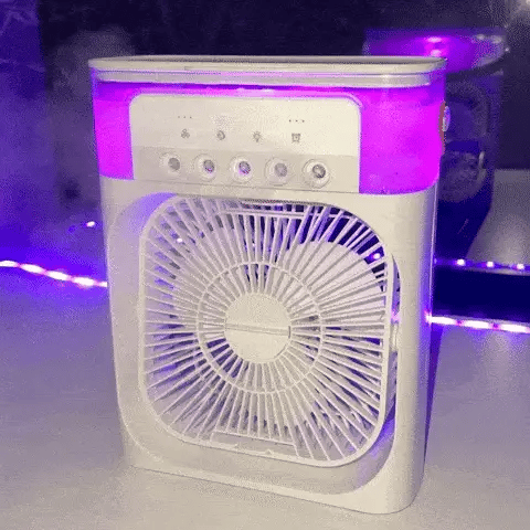 Portable Air Conditioners Cooling Fan | USB electric fan with NIGHT LED LIGHT